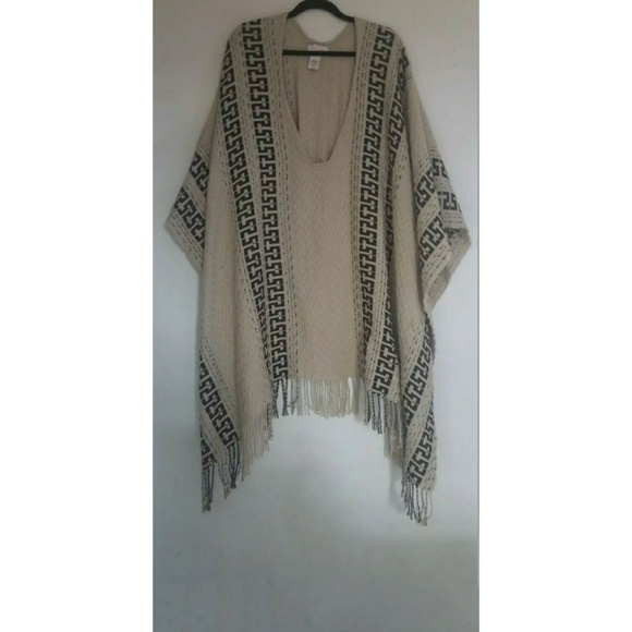 FREE PEOPLE Kennedy Pullover Poncho Cape - Picture 7 of 7